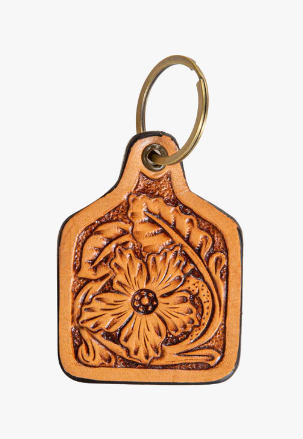 Myra Classic Western Hand-Tooled Key Fob