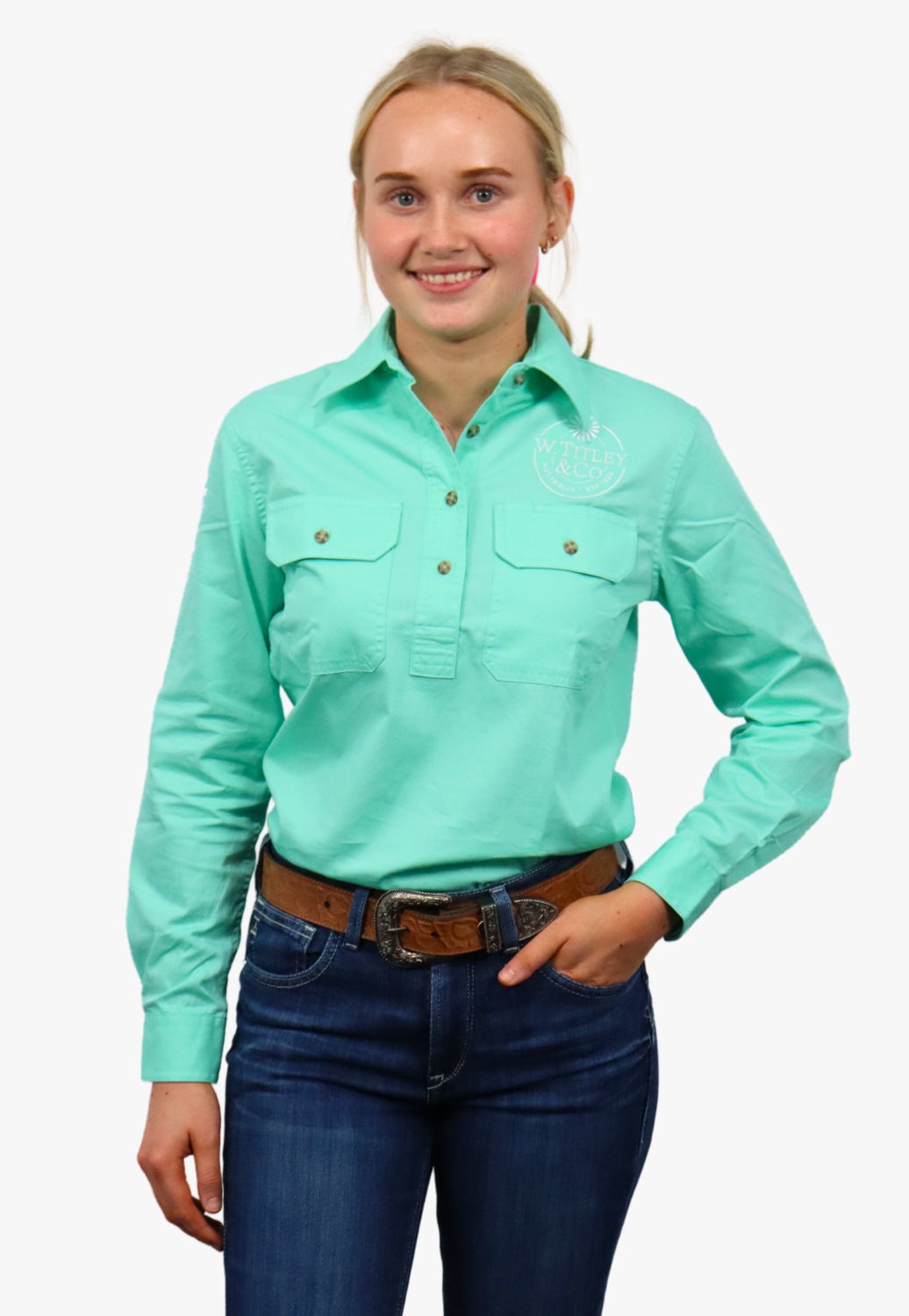 W. Titley & Co Womens Closed Front Work Shirt