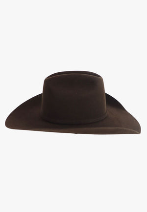 American Hat 10X Chocolate RC Crown Hat Self Band