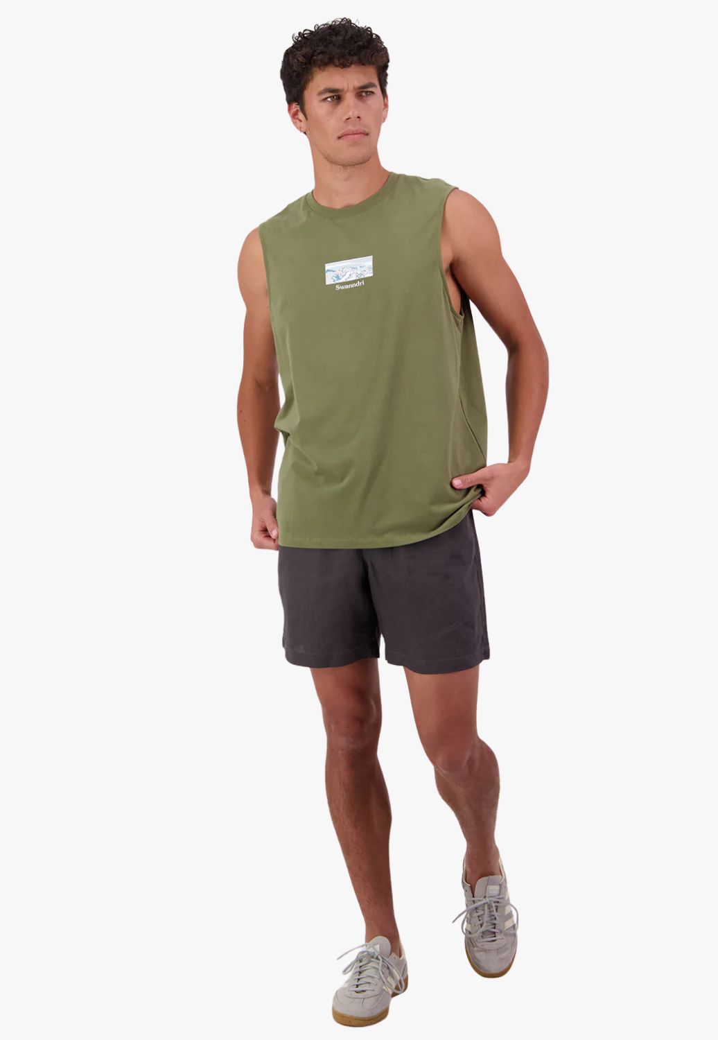 Swanndri Mens Neville Linen Shorts