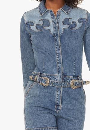 Rock and Roll Womens Two Tone Romper