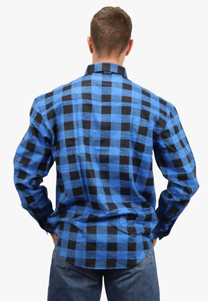 Pilbara Mens Open Front Flannelette Shirt