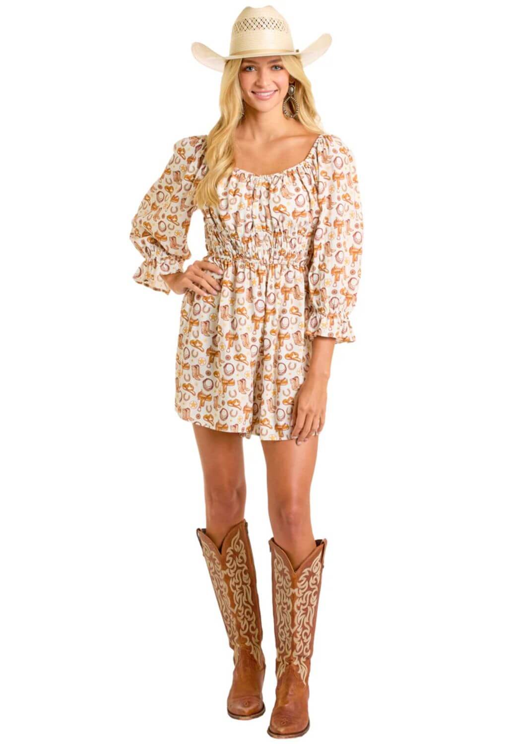 Rock and Roll Womens Conversational Romper