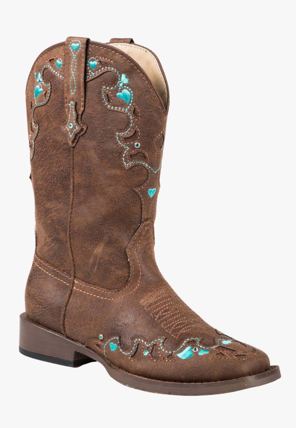 Roper Little Kids Heart Top Boot
