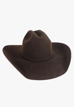 American Hat 10X Chocolate RC Crown Hat Self Band