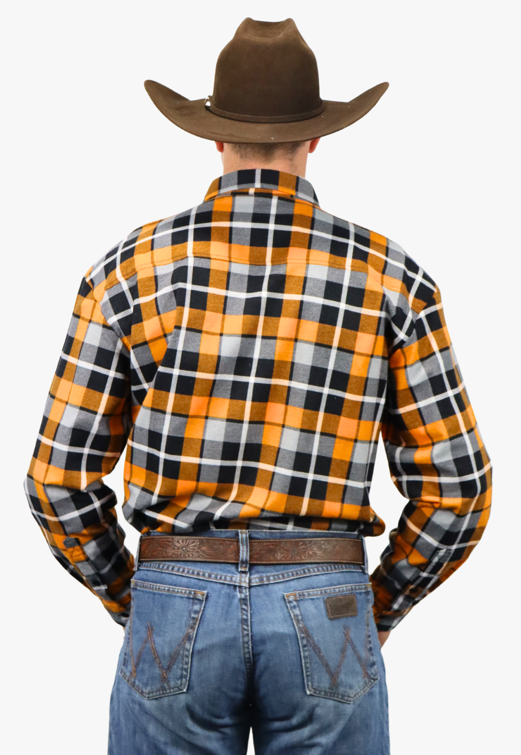 Pilbara Mens Closed Front Flannelette Shirt