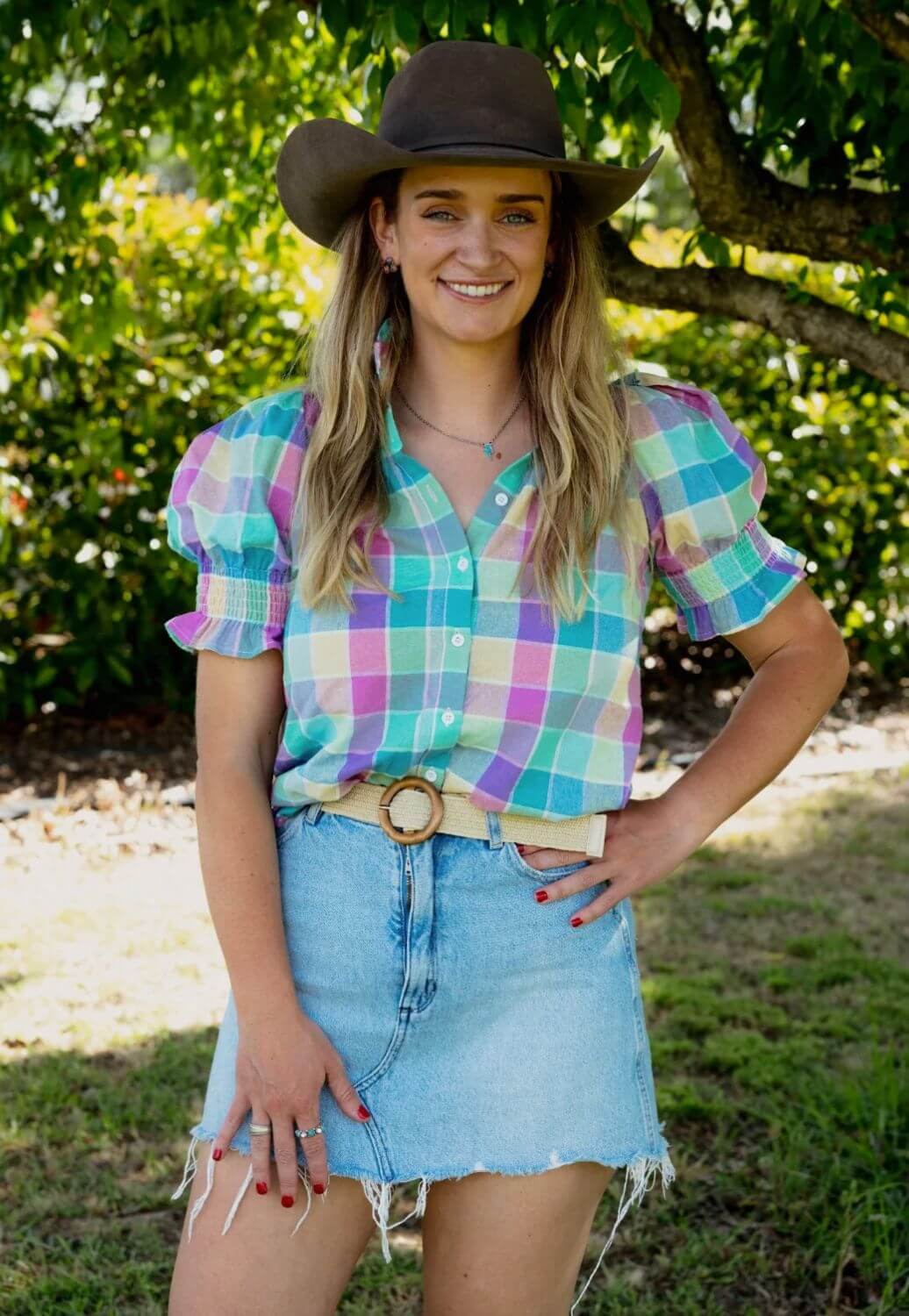 Black Colt Clothing Womens Short Sleeve Shirt