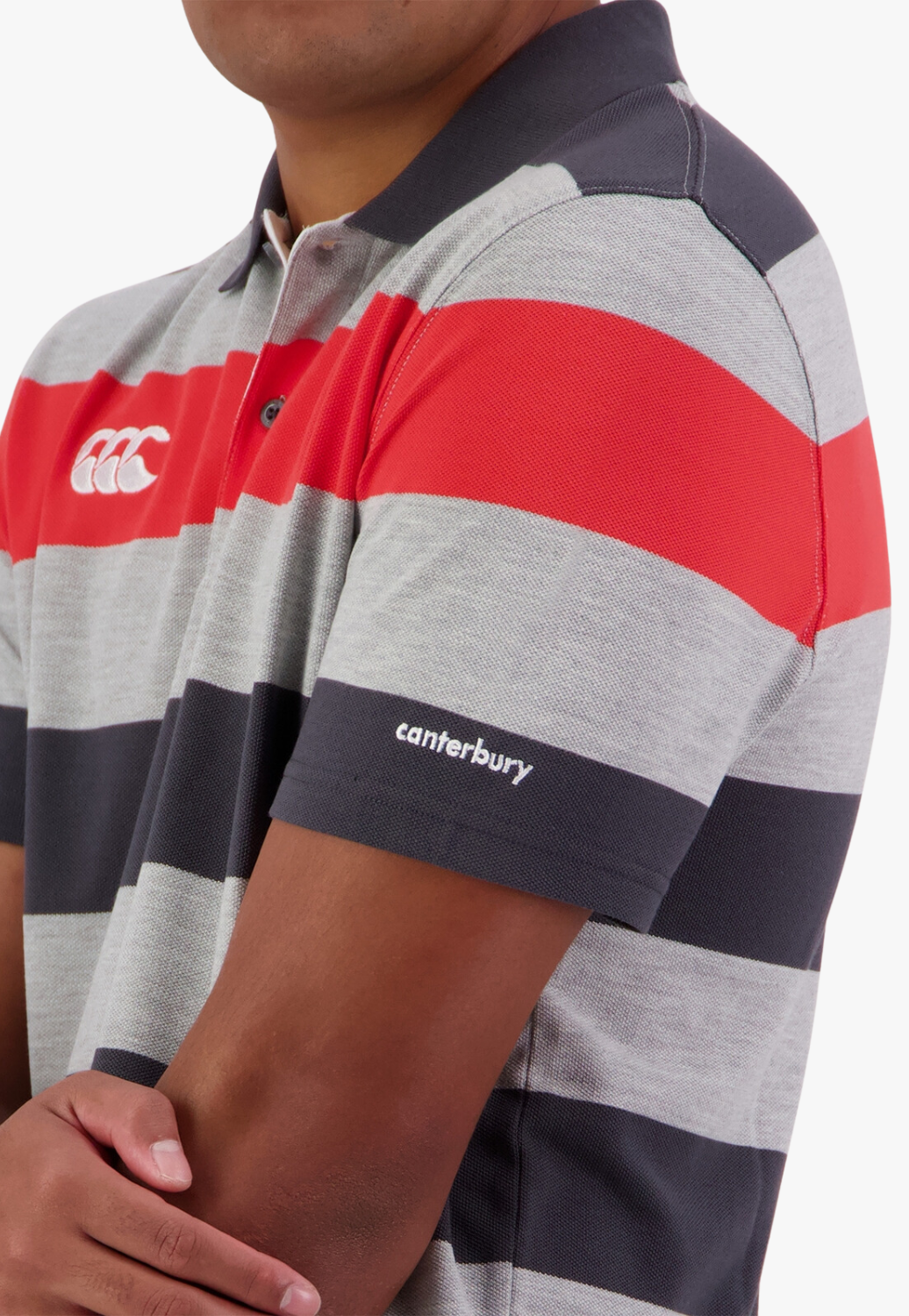 Canterbury Mens Engineered Stripe Polo