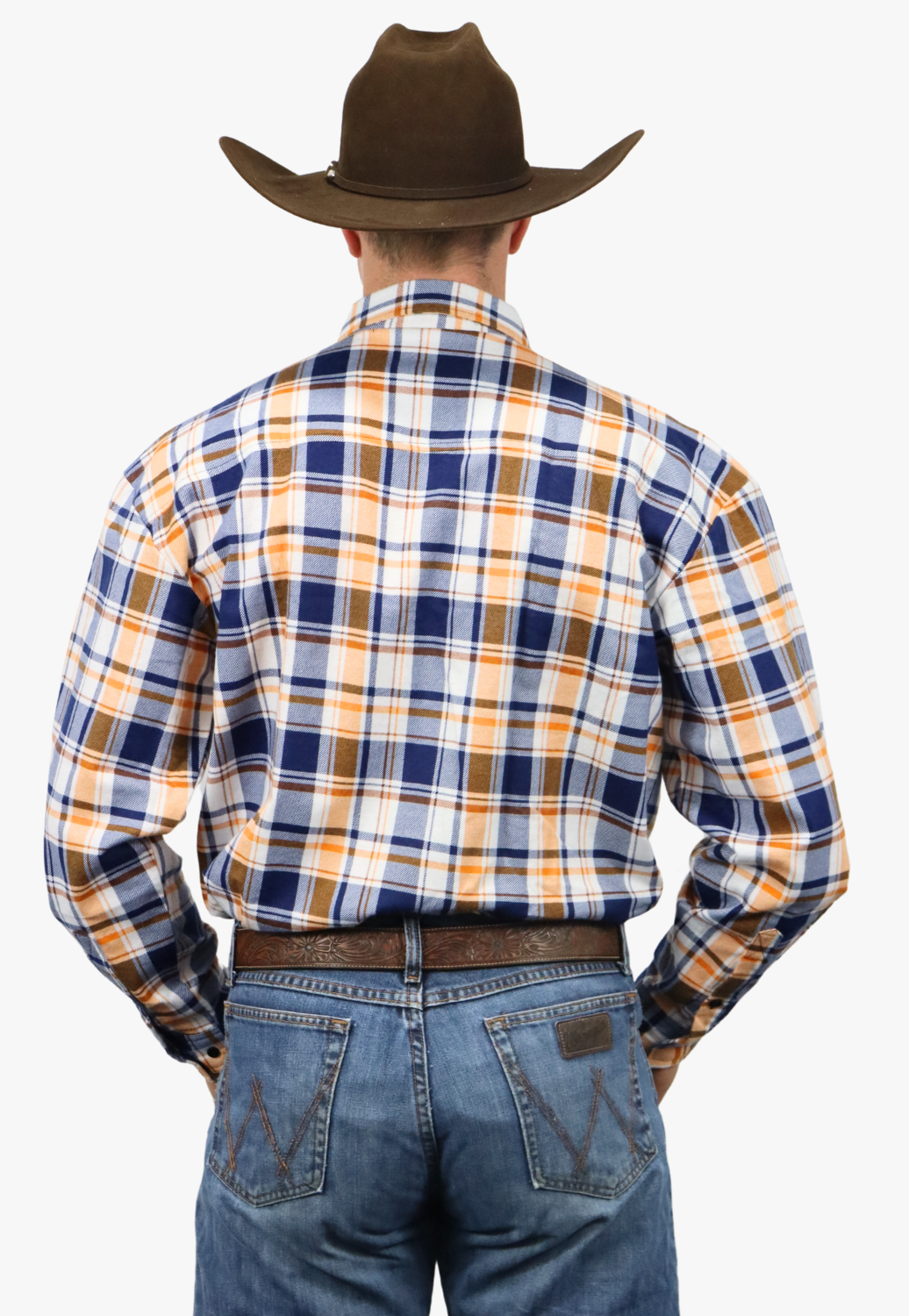 Pilbara Mens Closed Front Flannelette Shirt