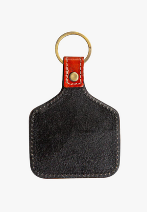 Myra Gilded Sunflower Hand-Tooled Key Fob