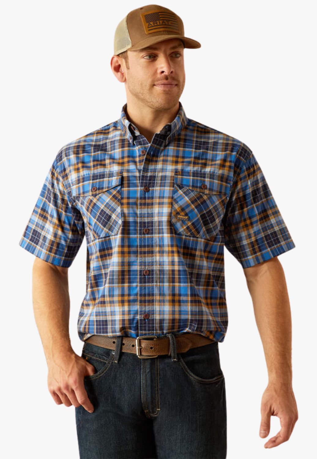 Ariat Mens Rebar Made Tough Short Sleeve Shirt