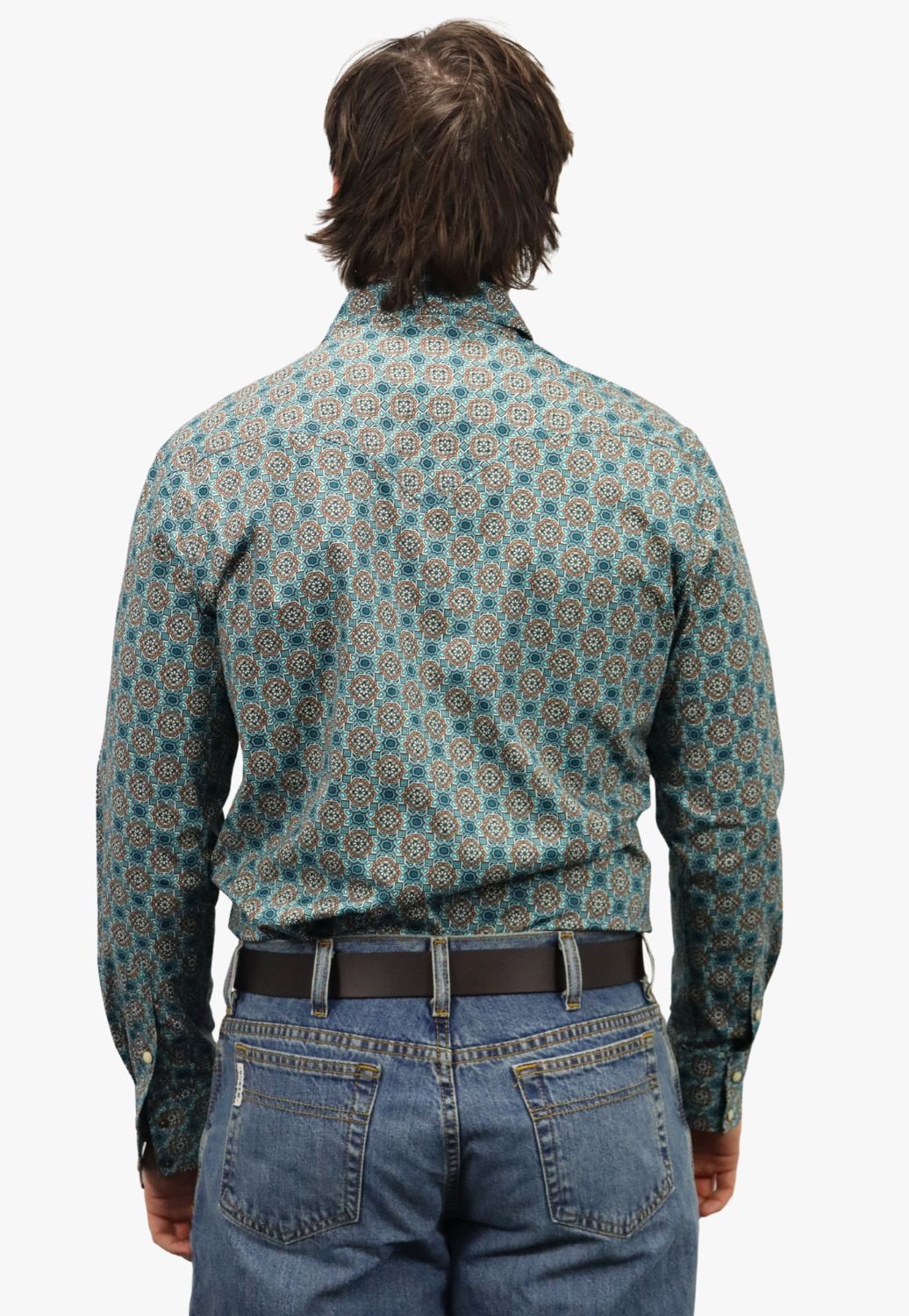 Rock and Roll Mens Woven Long Sleeve Shirt