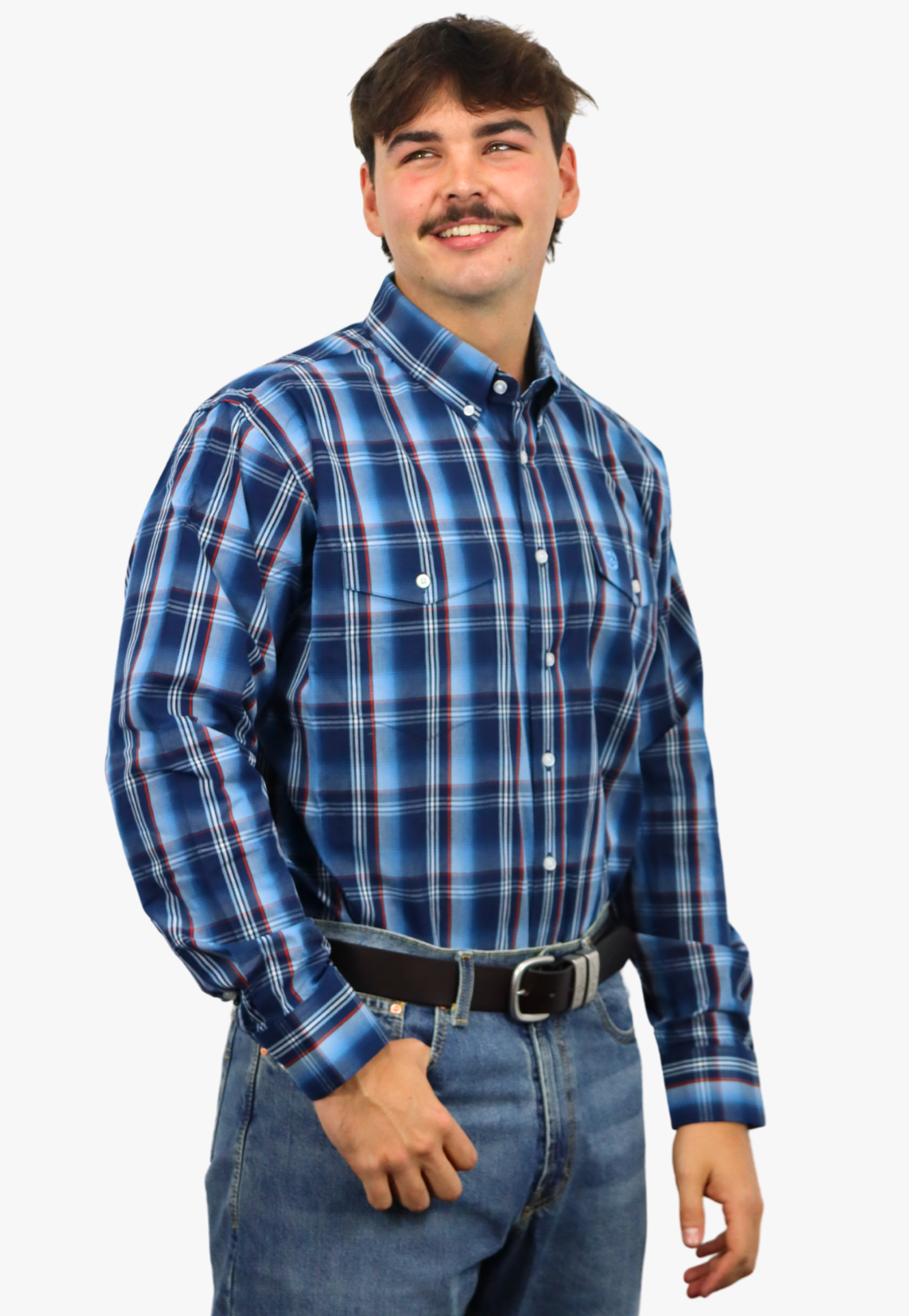 Panhandle Mens Long Sleeve Shirt