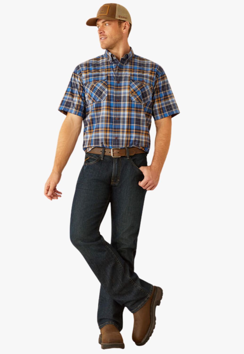 Ariat Mens Rebar Made Tough Short Sleeve Shirt