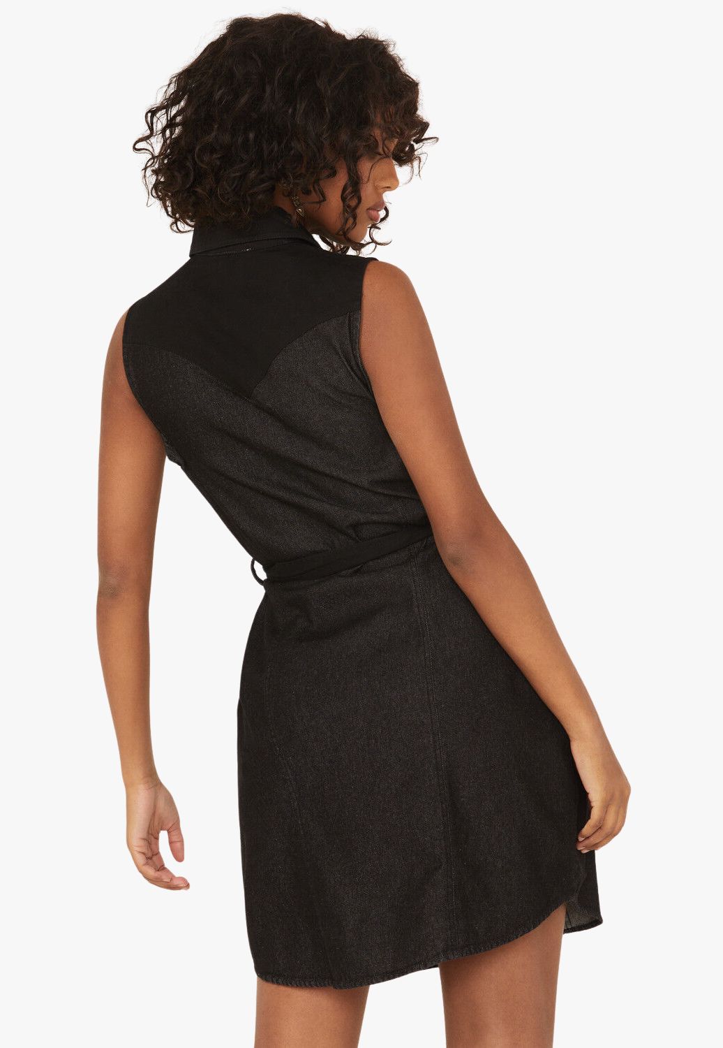 Panhandle Womens Two Tone Yoked Dress