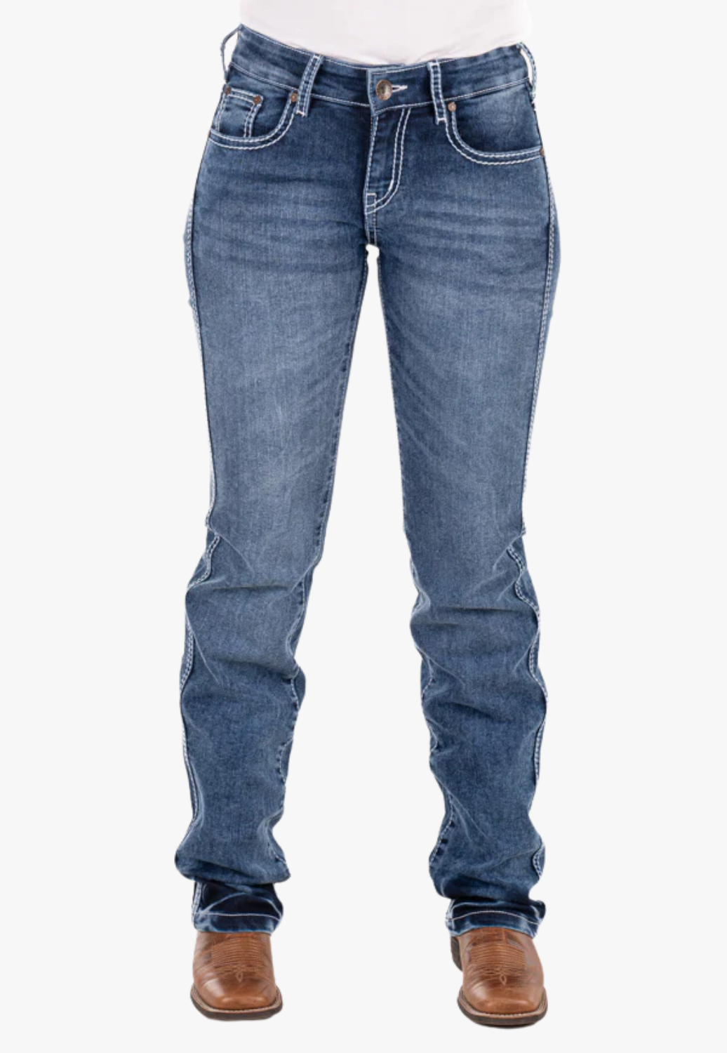 Hitchley & Harrow Womens Dallas Mid Rise Jean