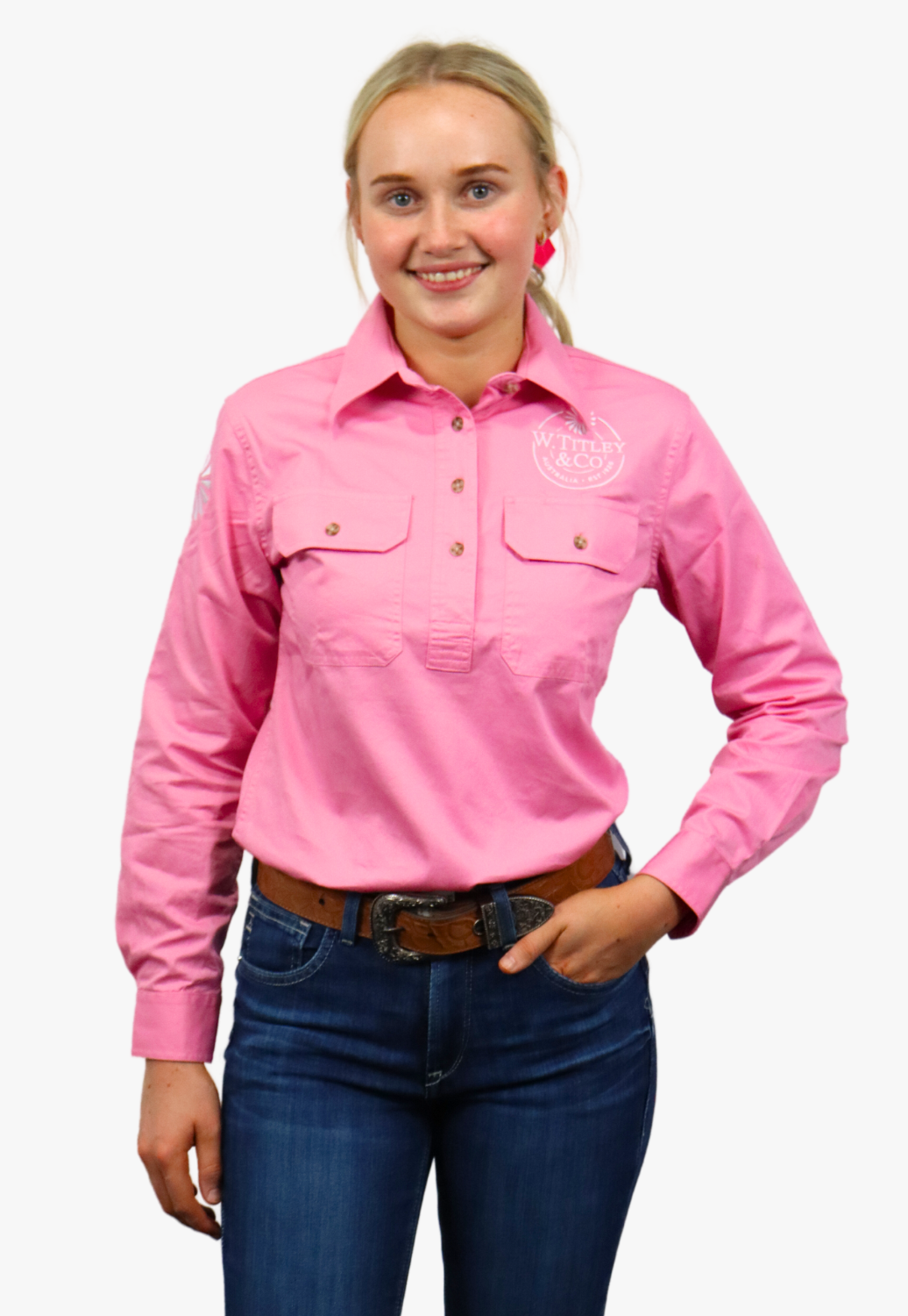 W. Titley & Co Womens Closed Front Work Shirt