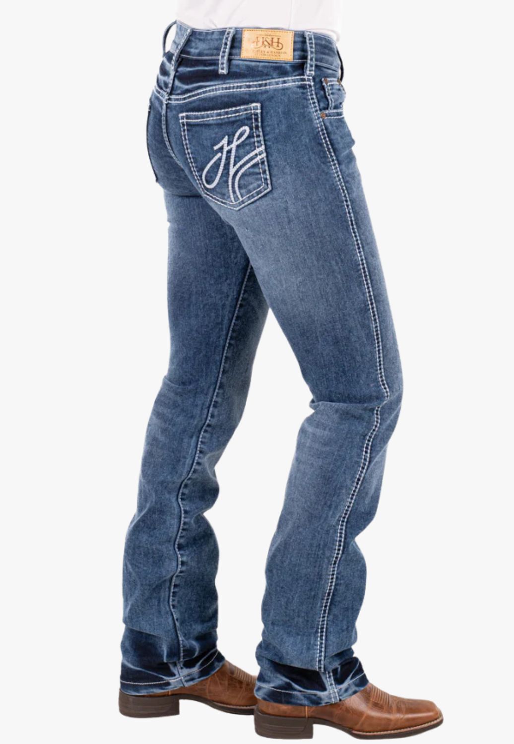 Hitchley & Harrow Womens Dallas Mid Rise Jean