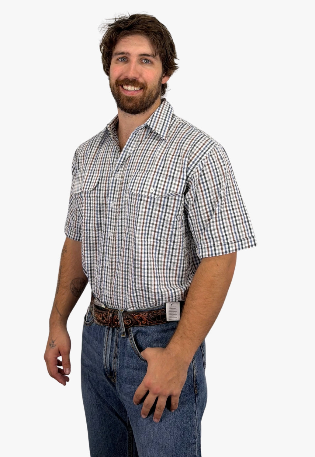 Bisley Mens Short Sleeve Shirt