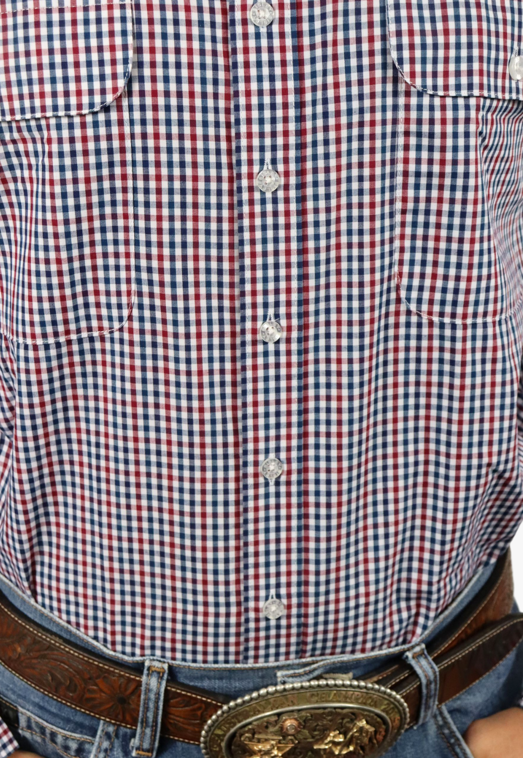 Bisley Mens Countryman Check Long Sleeve Shirt