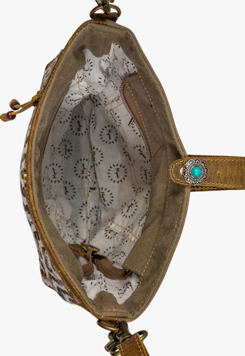 Myra Sand Weaver Shoulder Bag