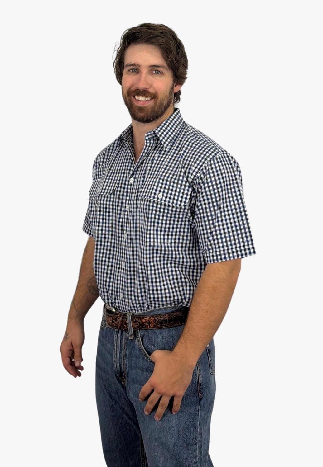 Bisley Mens Short Sleeve Shirt