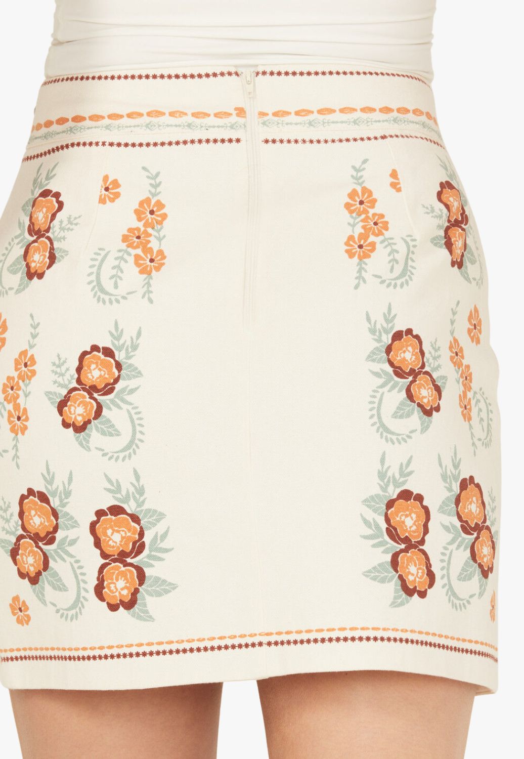Rock and Roll Womens Floral Print Skirt