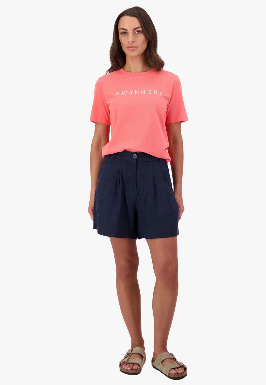 Swanndri Womens Leila Linen Shorts