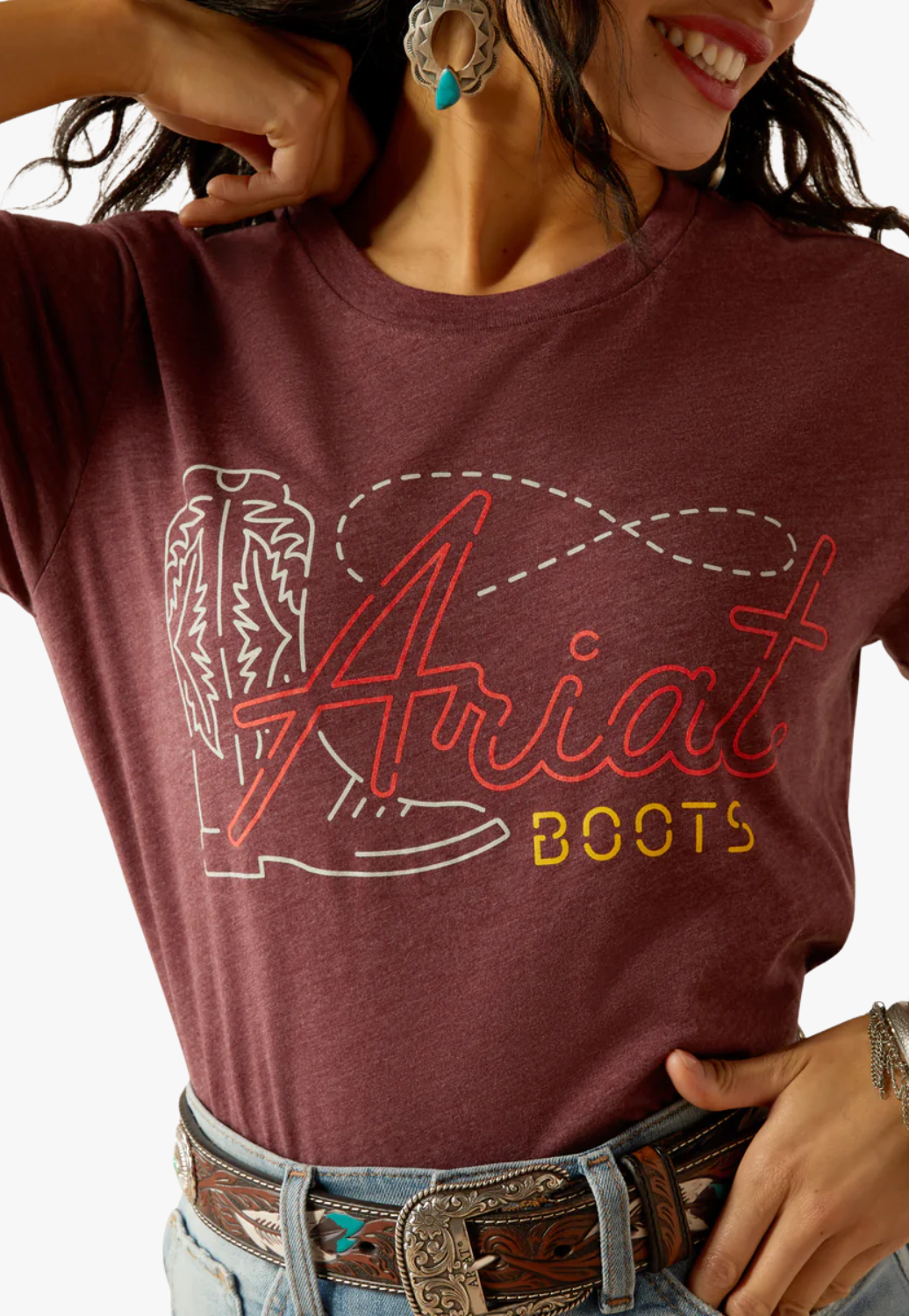 Ariat Womens Modern Neon T-Shirt