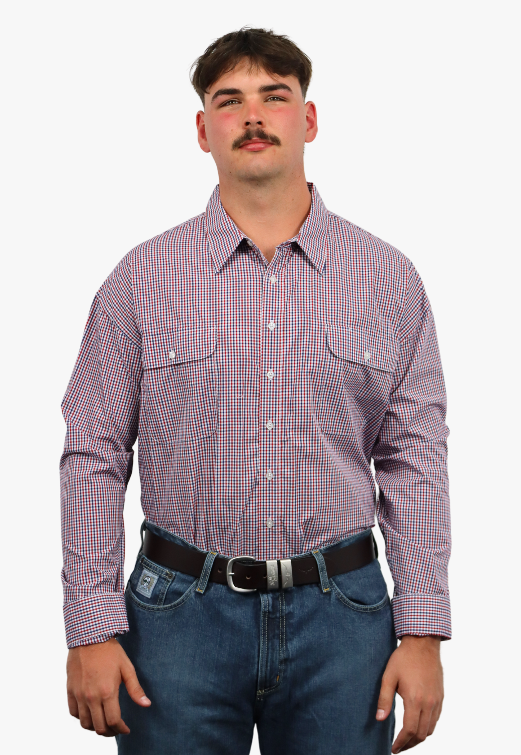 Bisley Mens Long Sleeve Checked Shirt