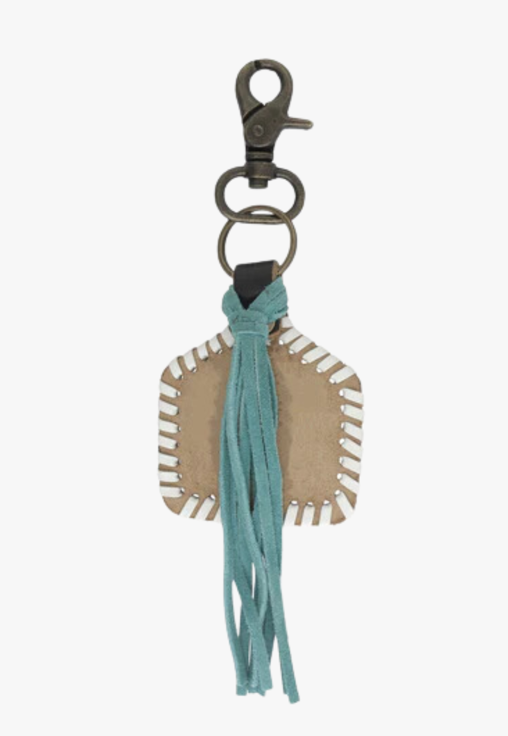 Myra Stitched Blue Key Fob