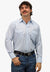 Panhandle Mens Satin Dobby Long Sleeve Shirt