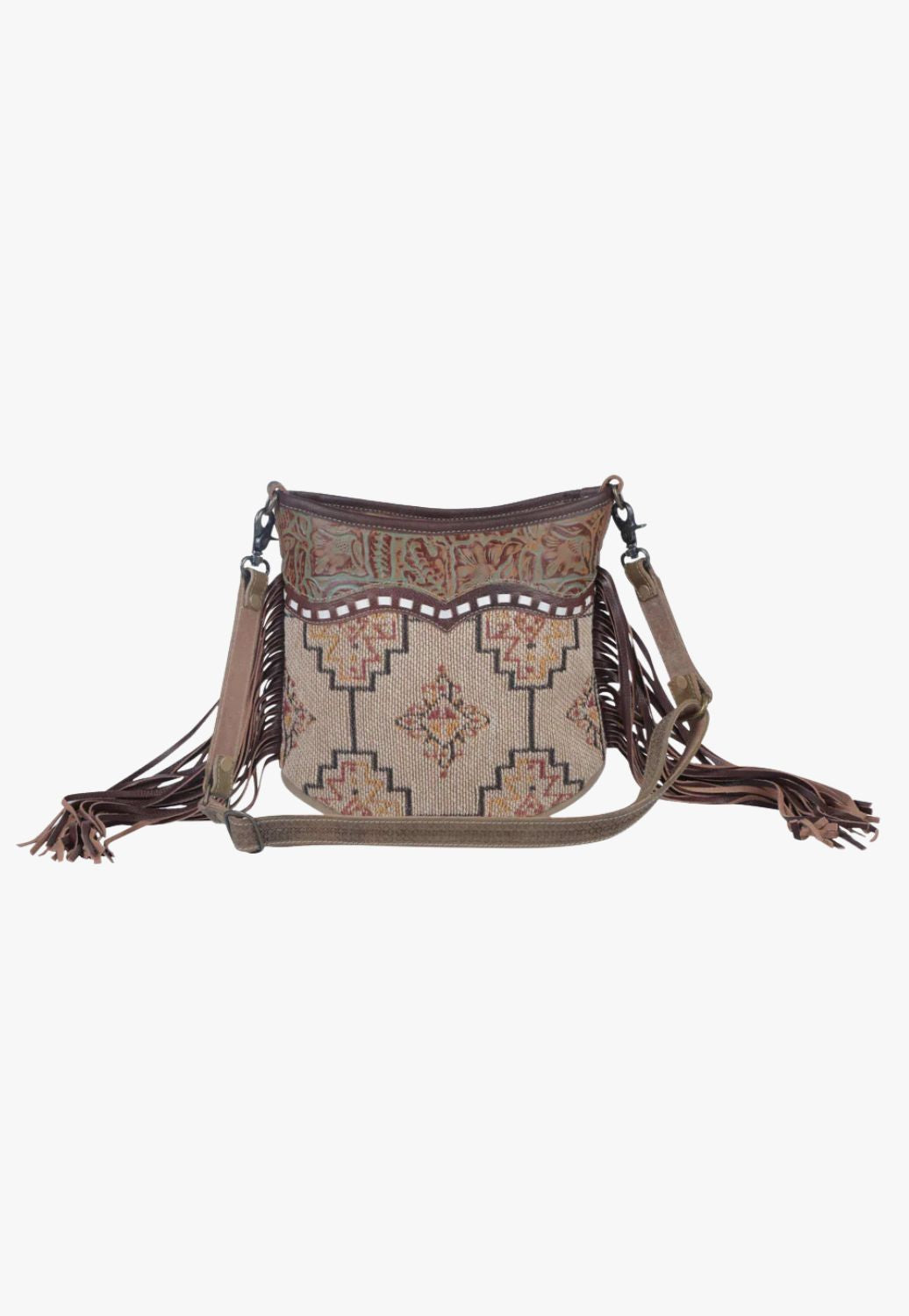Myra Misty Brown Shoulder Bag