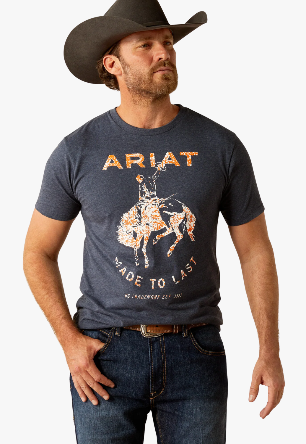 Ariat Mens Made to Last Bronco T-Shirt