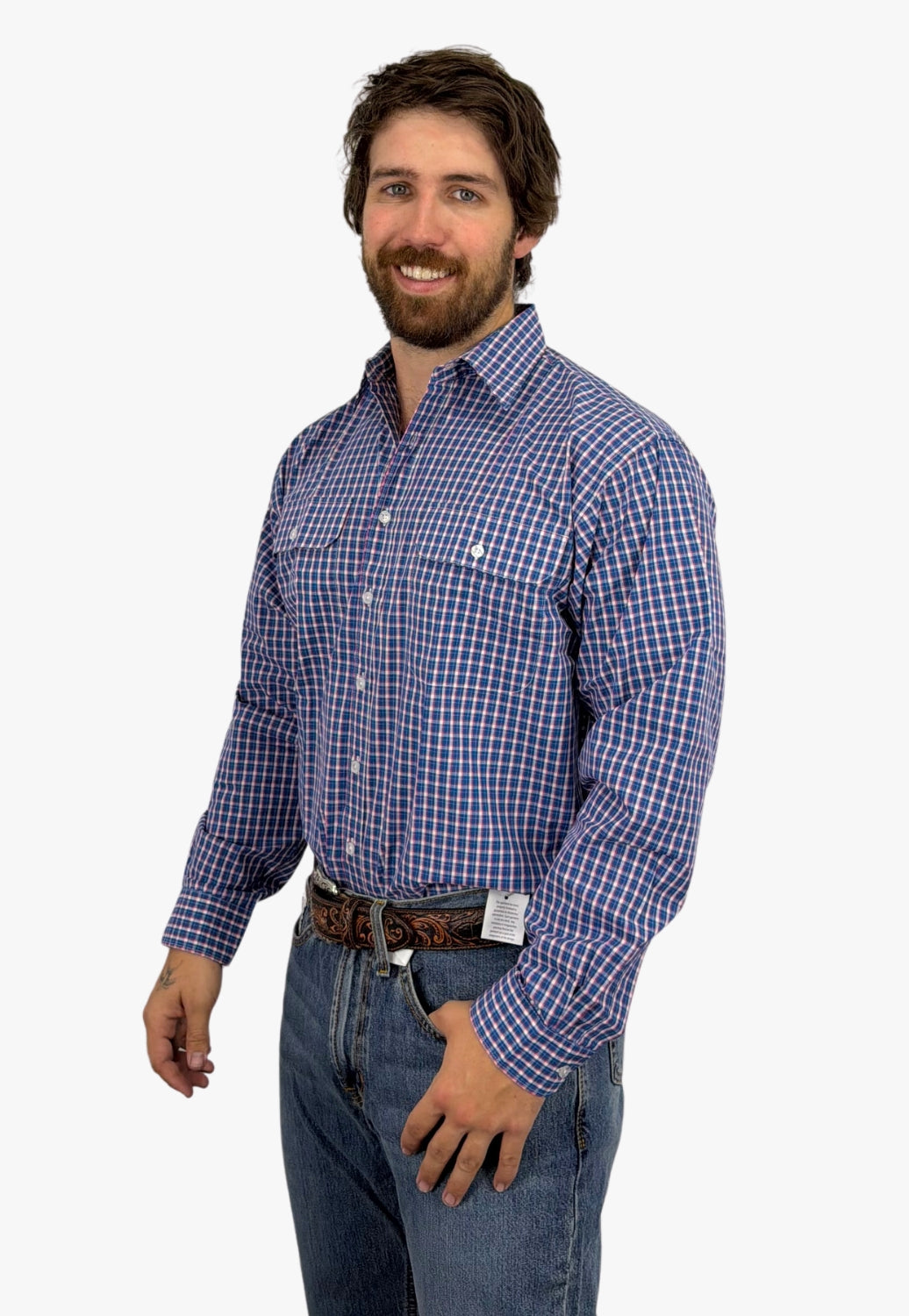 Bisley Mens Long Sleeve Shirt