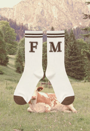 Whitney Spicer FM Initials Socks