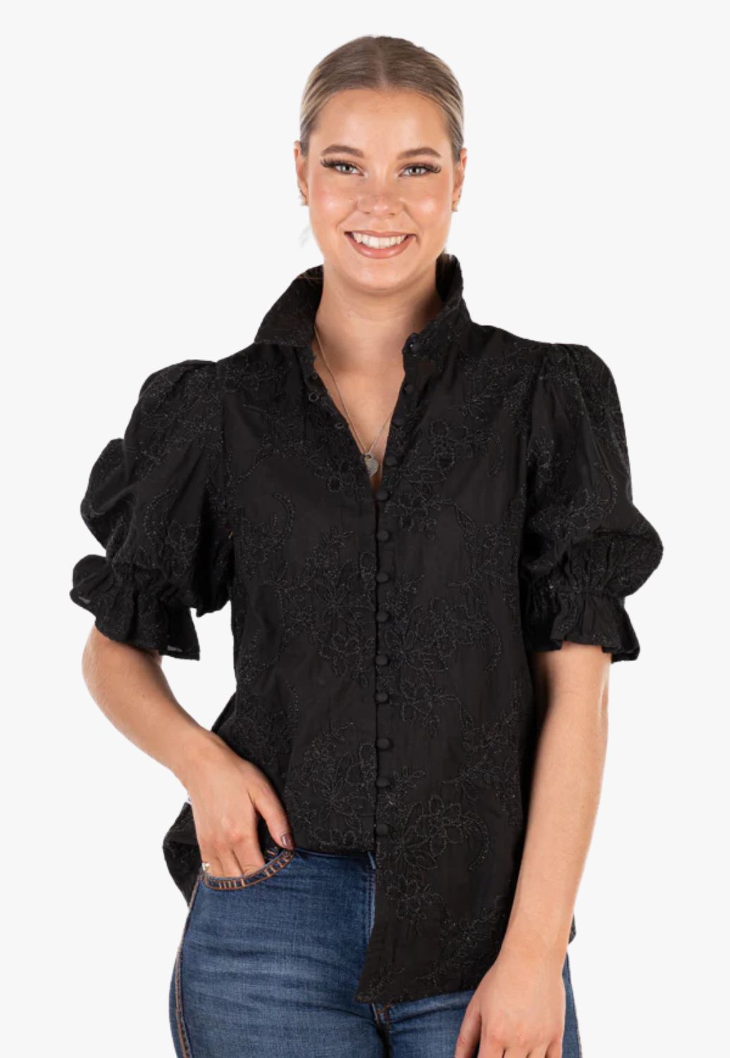 Hitchley & Harrow Womens The LC Short Sleeve Shirt