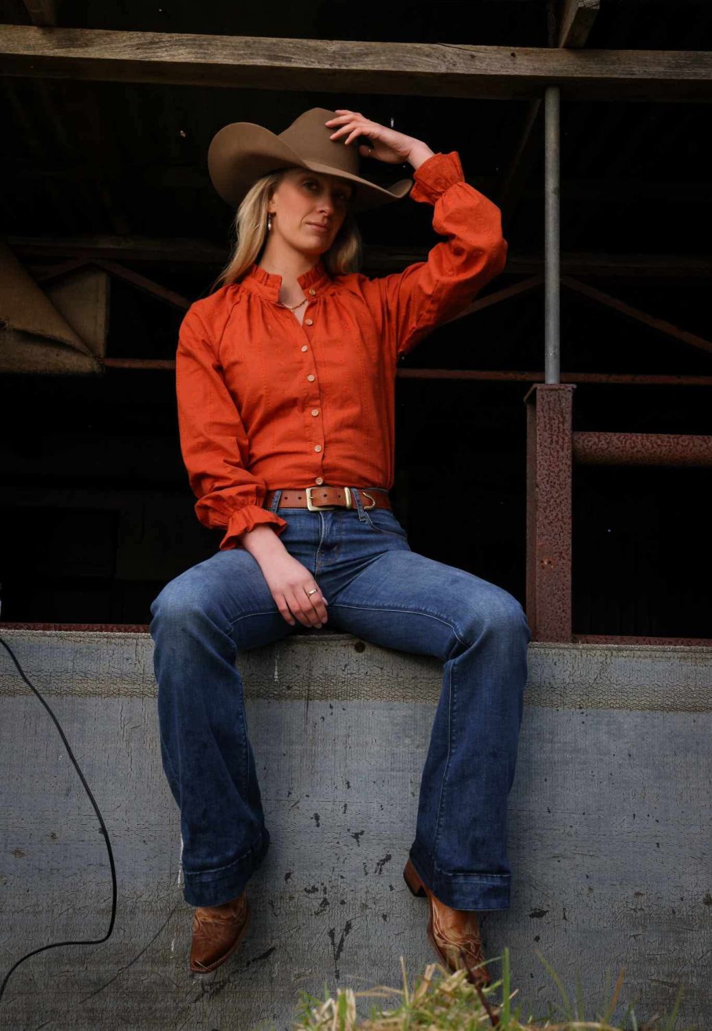 Lime And Soda Womens Birdie Long Sleeve Shirt