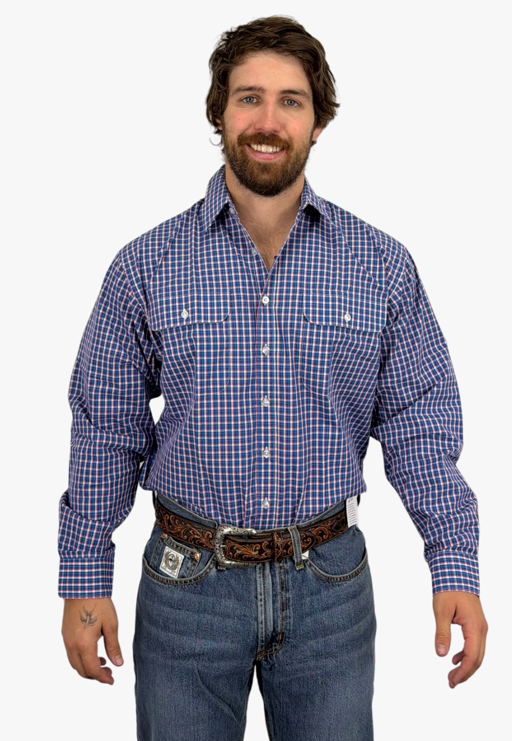 Bisley Mens Long Sleeve Shirt