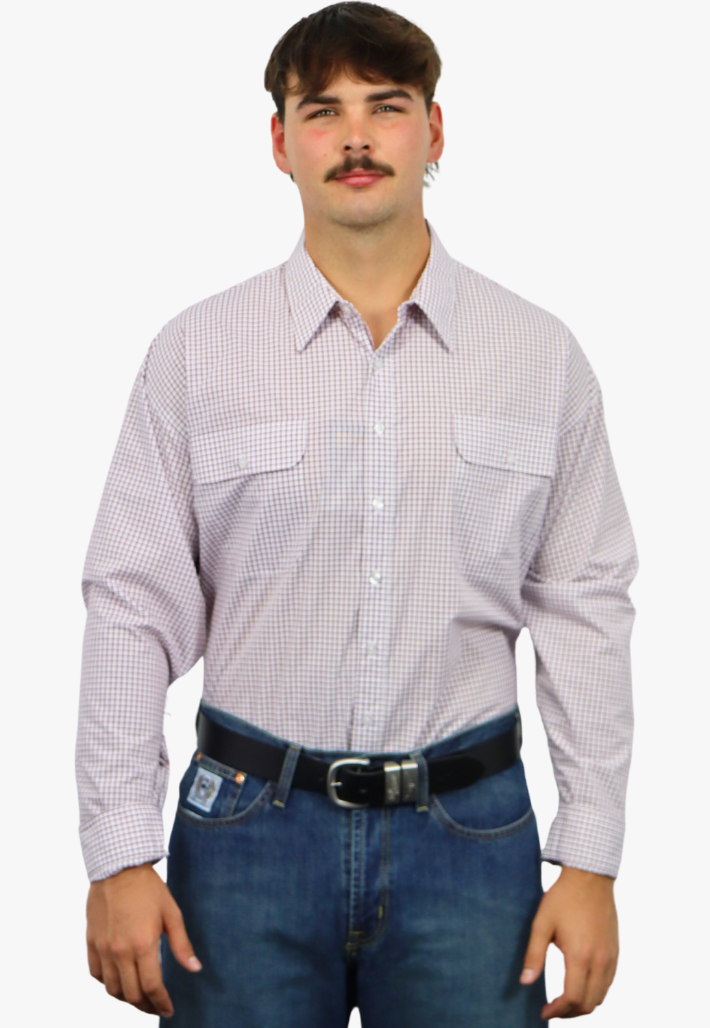 Bisley Mens Long Sleeve Checked Shirt