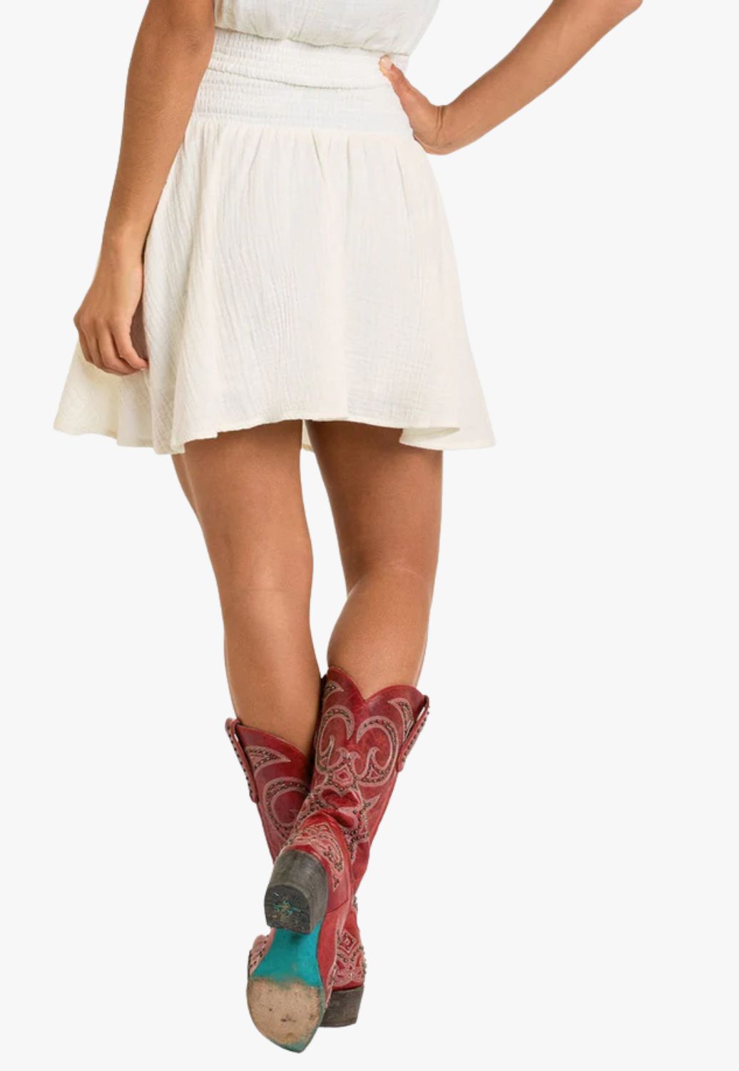 Rock and Roll Womens Boot Stitch Skirt