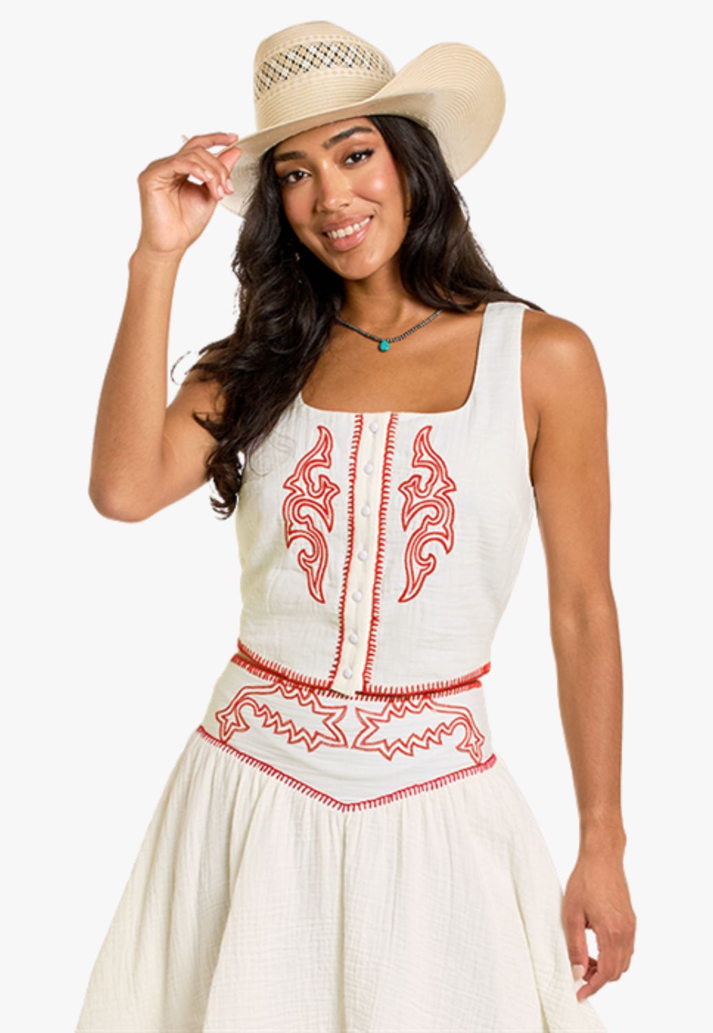 Rock and Roll Womens Boot Stitch Top