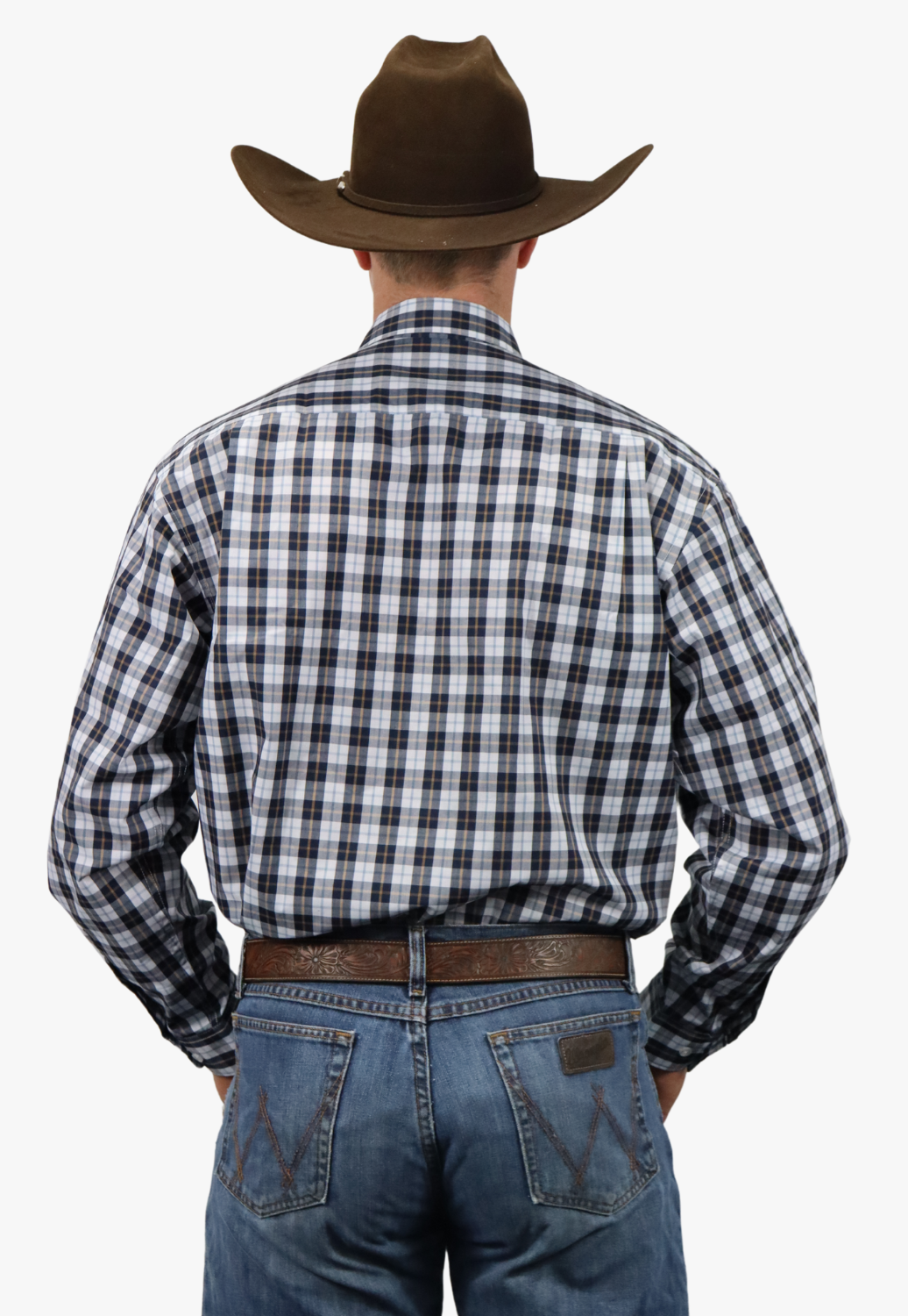 Bisley Mens Countryman Check Long Sleeve Shirt