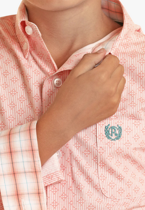 Panhandle Boys Diamond Long Sleeve Shirt