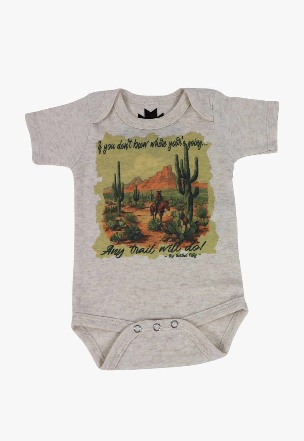 Twisted Filly If you Dont Know Where your Going Romper