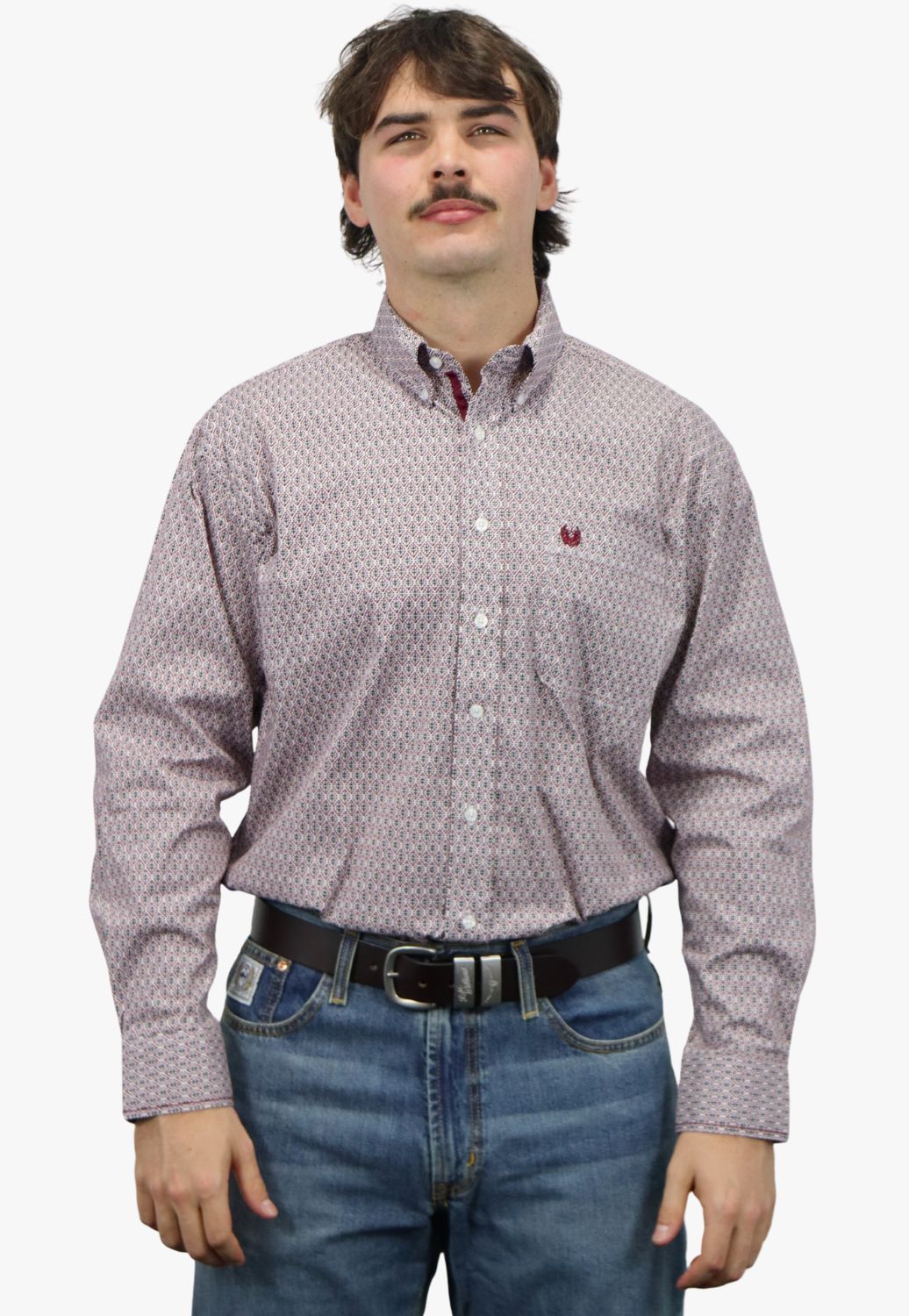 Panhandle Mens Rough Stock Long Sleeve Shirt