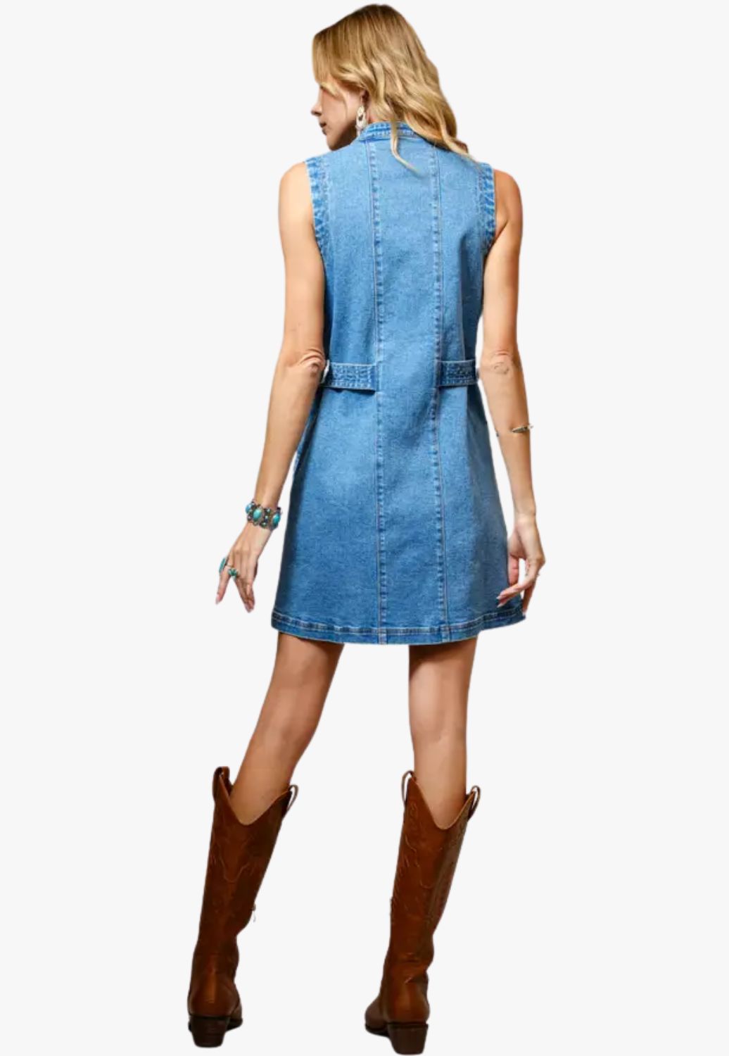 Blue B Womens Denim Mini Dress