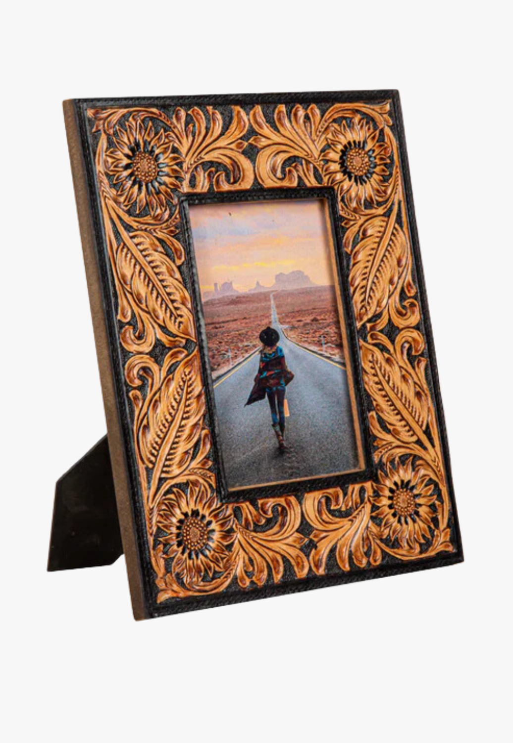Myra Wyburn Canyon Hand-Tooled Photo Frame