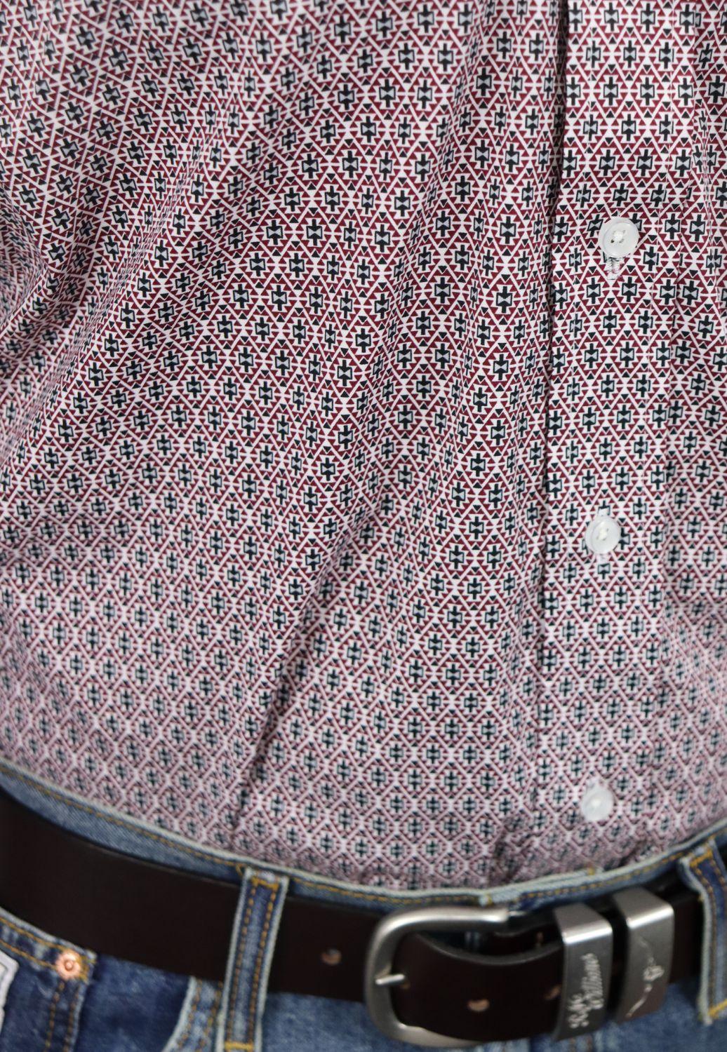 Panhandle Mens Rough Stock Long Sleeve Shirt