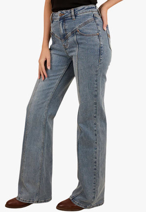 Ringers Western Womens Edith High Rise Boot Cut Jeans